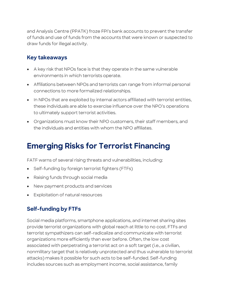 Terrorist Financing - Page 7
