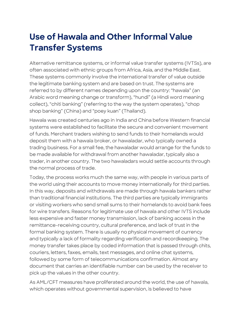 Terrorist Financing - Page 16