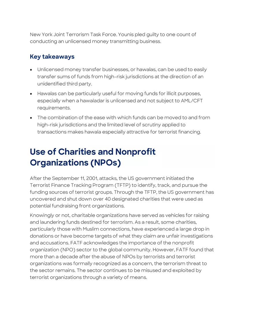 Terrorist Financing - Page 20