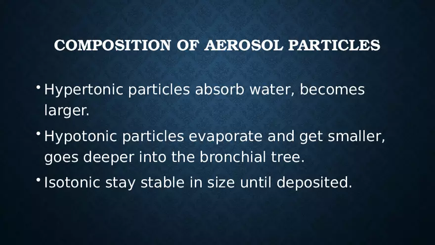 Aerosol and Humidity Therapy - Page 67