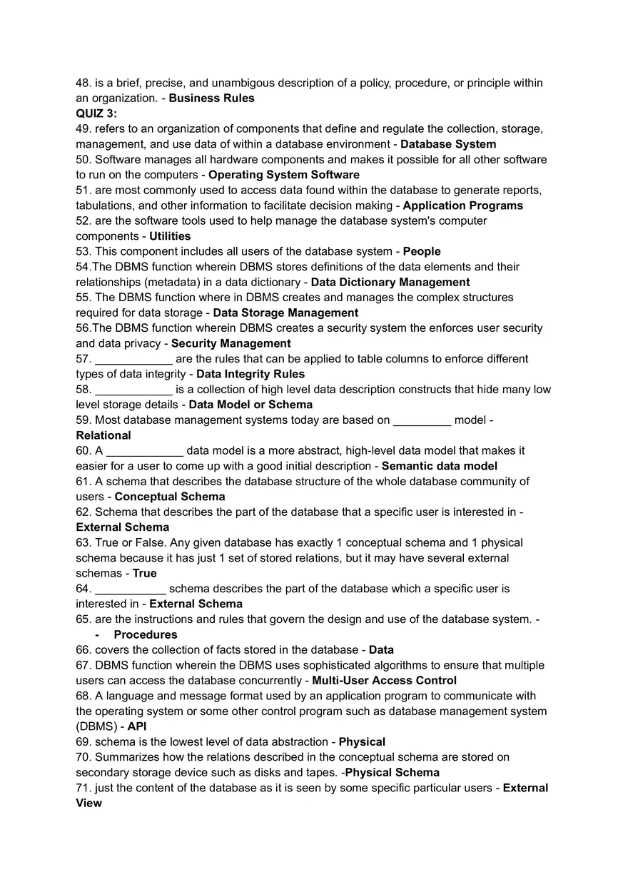 DBMS Reviewer (Basis on Quizzes) - Page 3