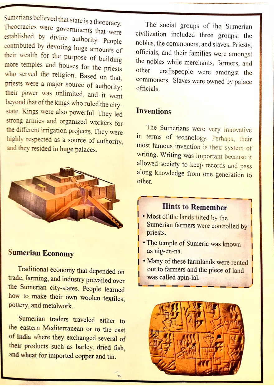 Lesson 1 Mesopotamia - Page 2
