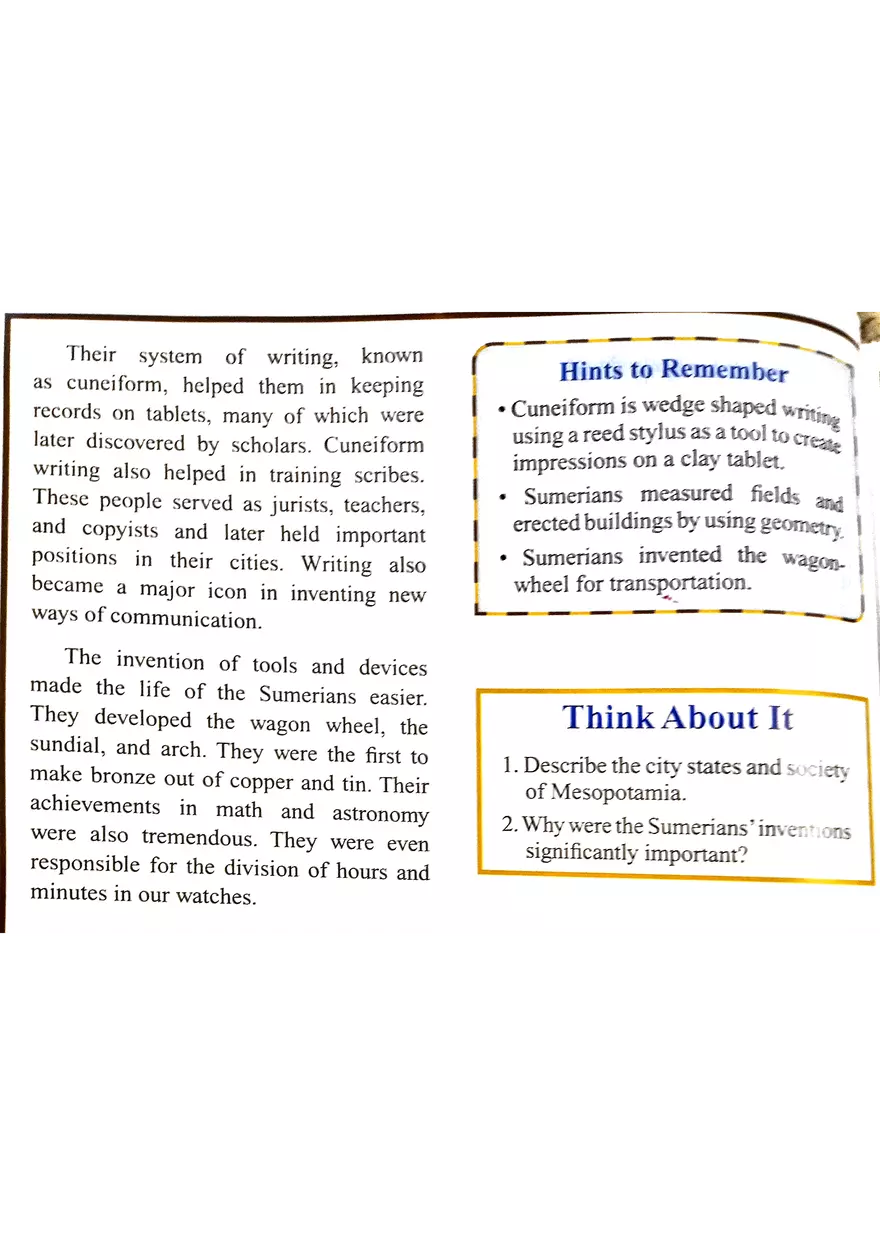 Lesson 1 Mesopotamia - Page 3