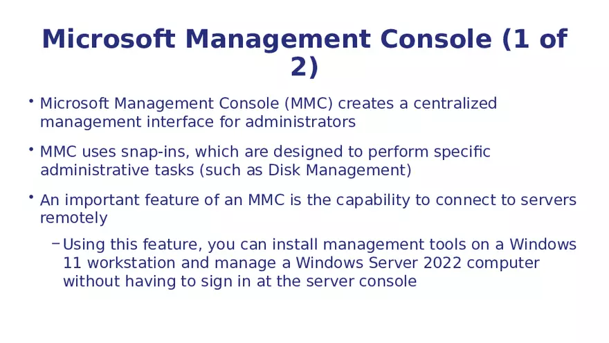 Module 1 Dive Into WindowsServer Hybrid Infrastructure - Page 9