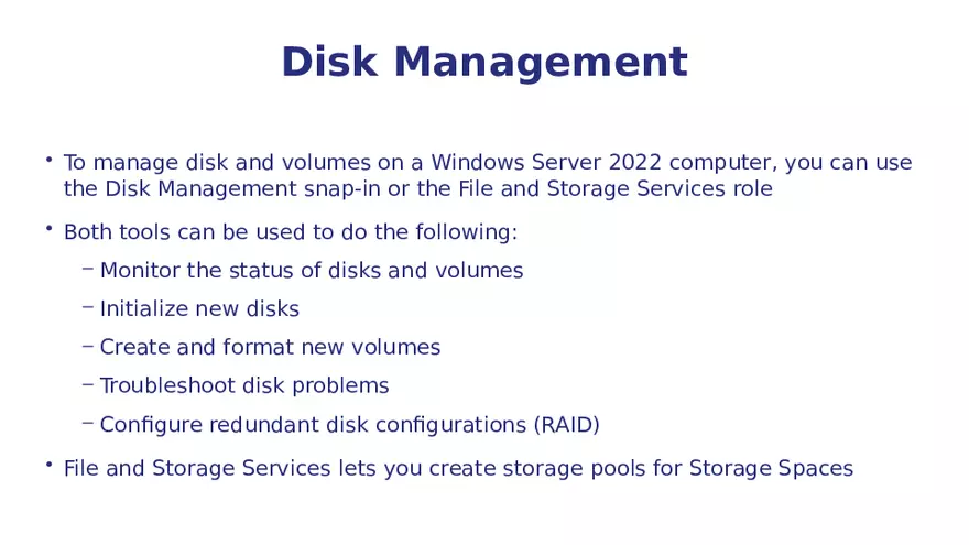 Module 1 Dive Into WindowsServer Hybrid Infrastructure - Page 11