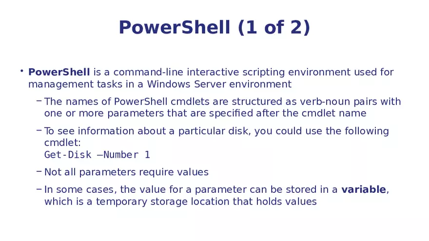 Module 1 Dive Into WindowsServer Hybrid Infrastructure - Page 20