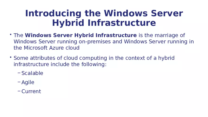 Module 1 Dive Into WindowsServer Hybrid Infrastructure - Page 29