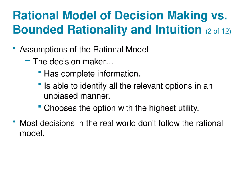 Chapter 5 Perception and Individual Decision Making - Page 9