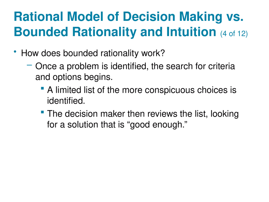 Chapter 5 Perception and Individual Decision Making - Page 11