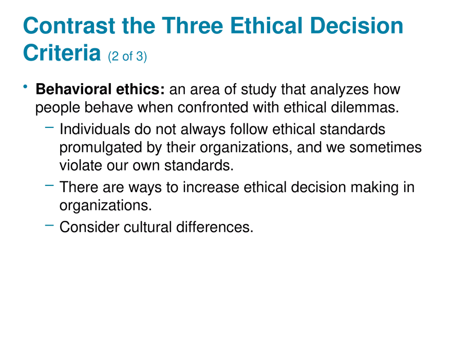 Chapter 5 Perception and Individual Decision Making - Page 25