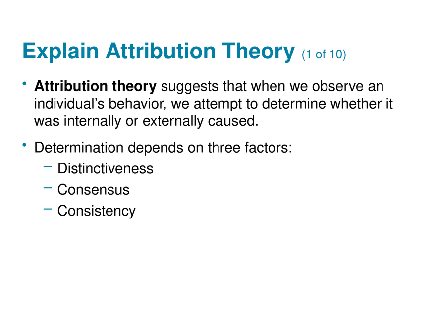 Chapter 5 Perception and Individual Decision Making - Page 32