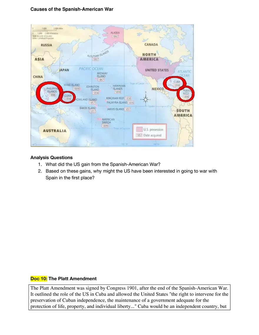 Causes of the Spanish-American War - Page 4