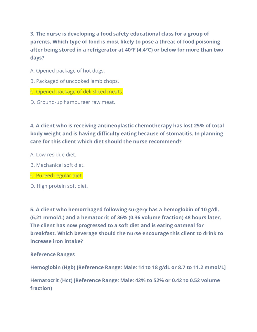 Nutrition Hesi - Page 2