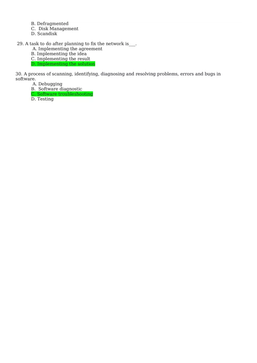 Computer Systems Servicing Written Exam  Set C - Page 4