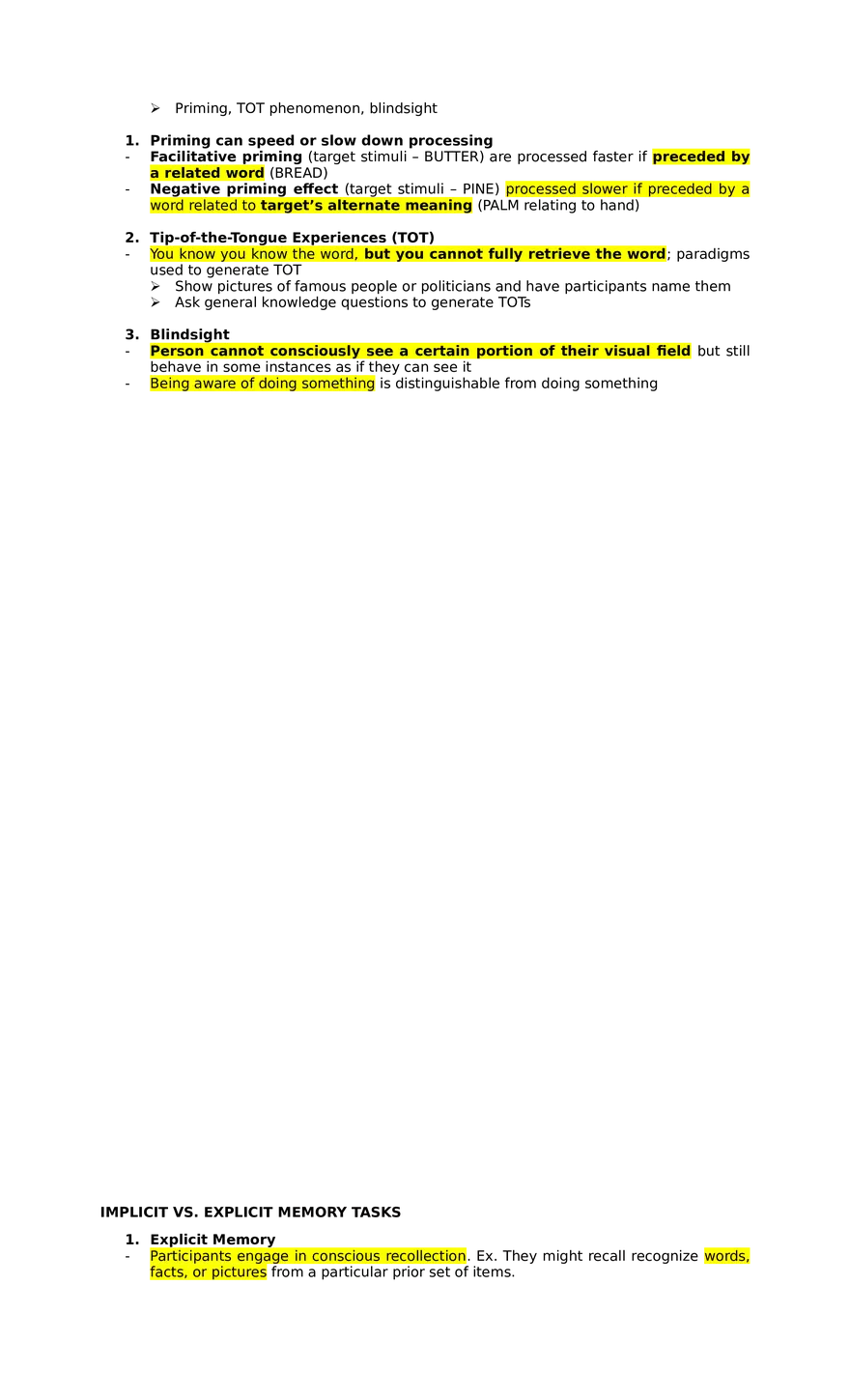 Lesson 5 Attention and Consciousness - Page 5
