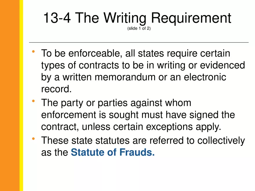 13-4 The Writing Requirement - Page 1