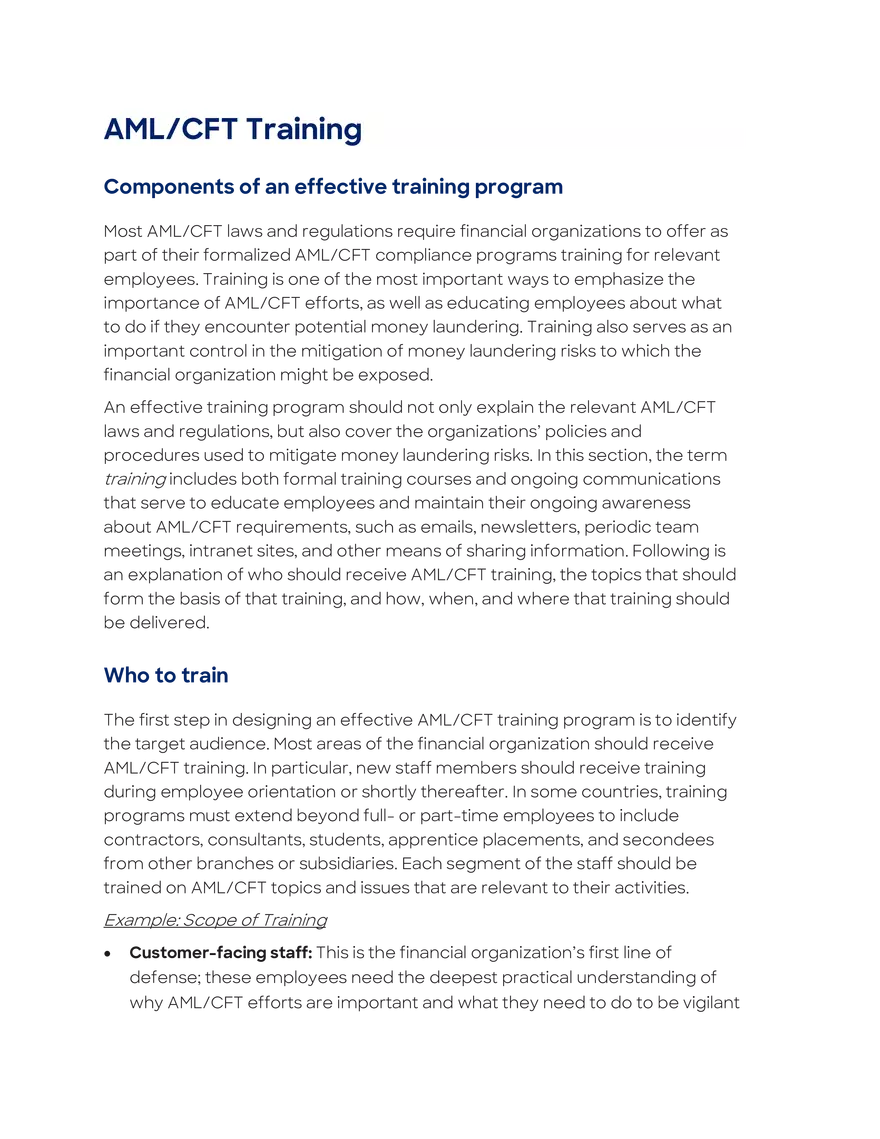 AML-CFT Program - Page 9