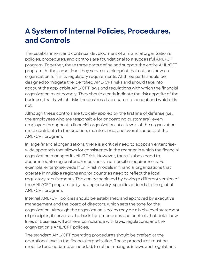 AML-CFT Program - Page 2