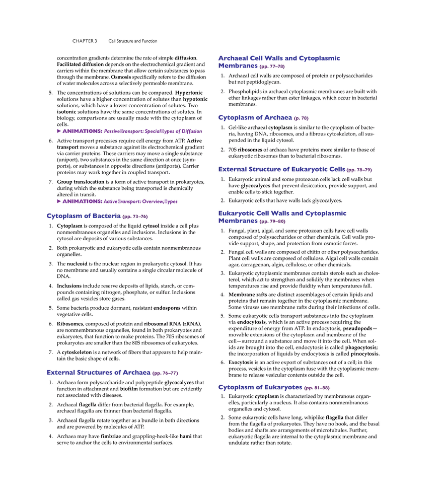 Cell Structure and Function - Page 27