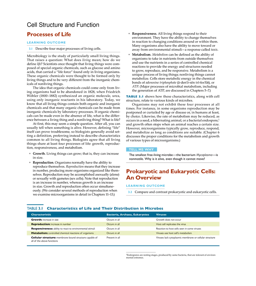 Cell Structure and Function - Page 1