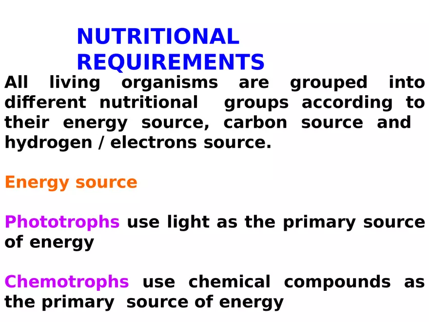 Bacterial Growth Requirements - Page 25