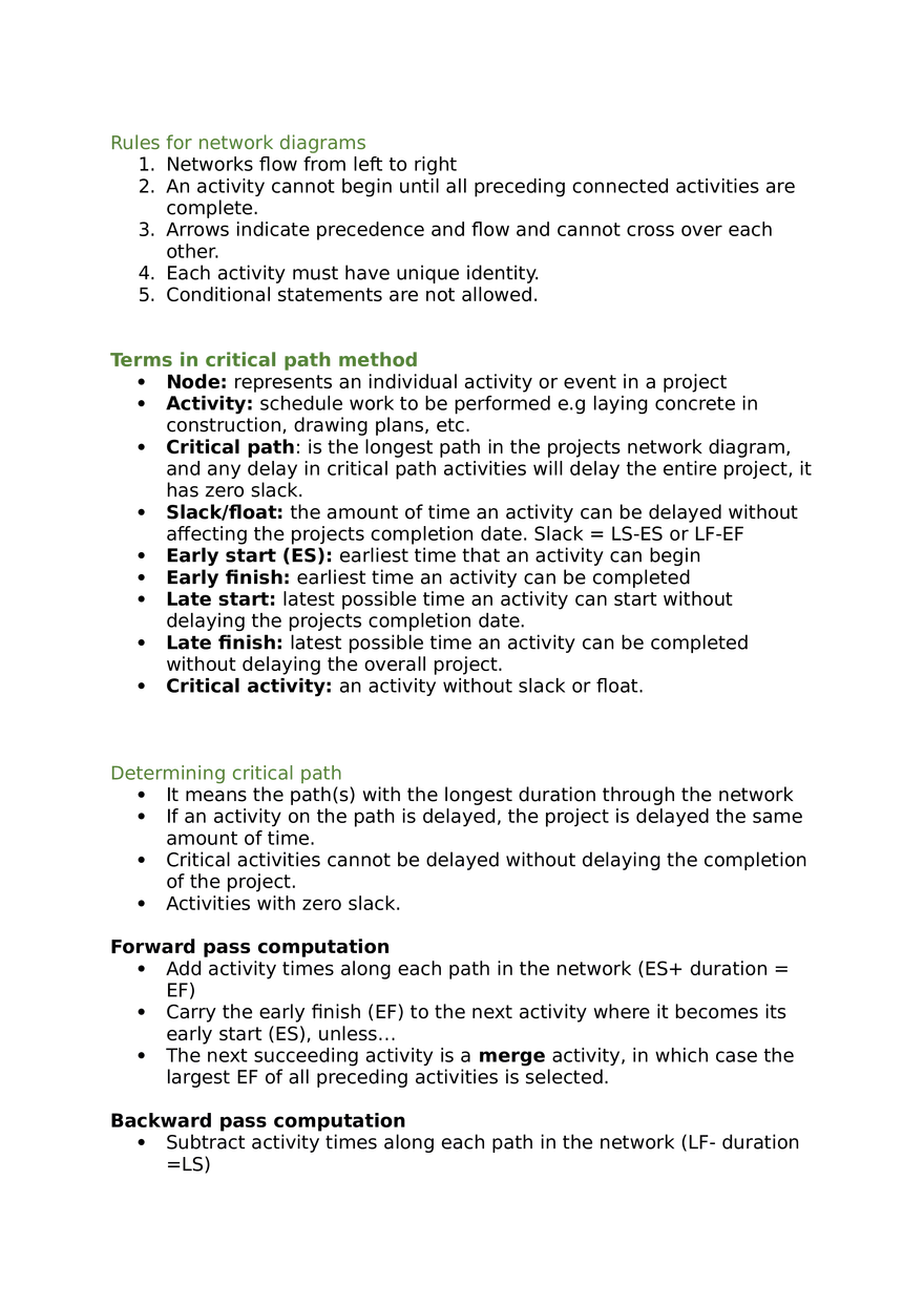 Project Management Lecture 5 Project Planning - Page 2