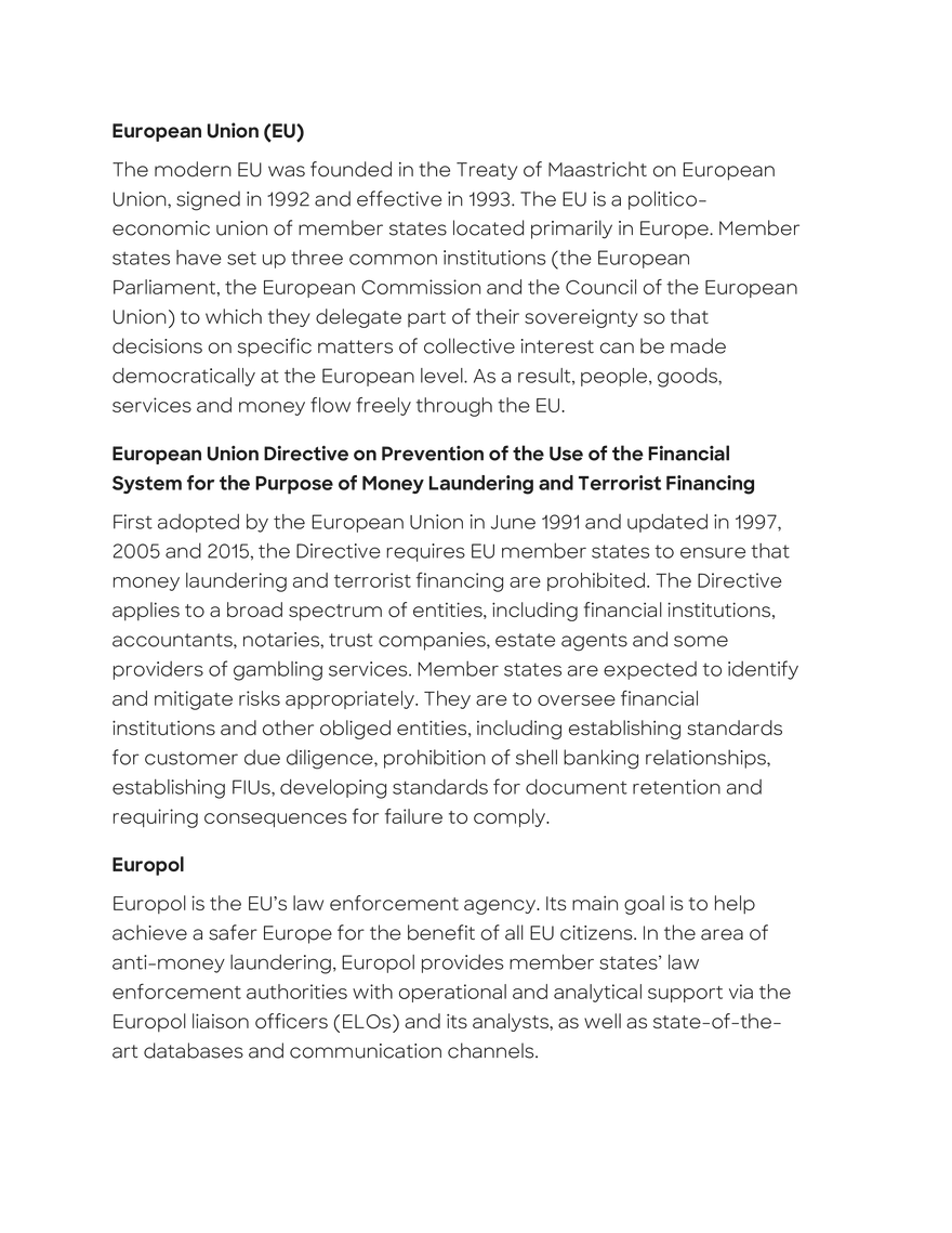 Anti-Money Laundering Glossary - Page 7