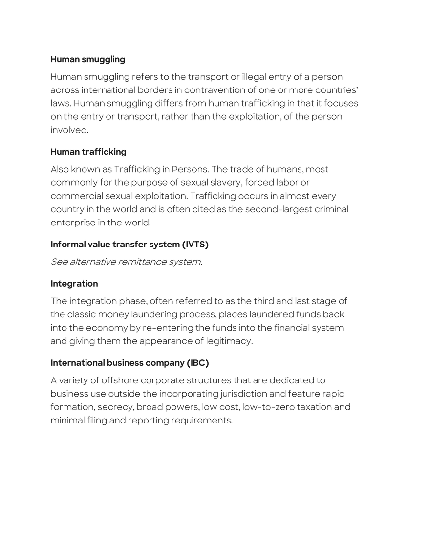 Anti-Money Laundering Glossary - Page 11