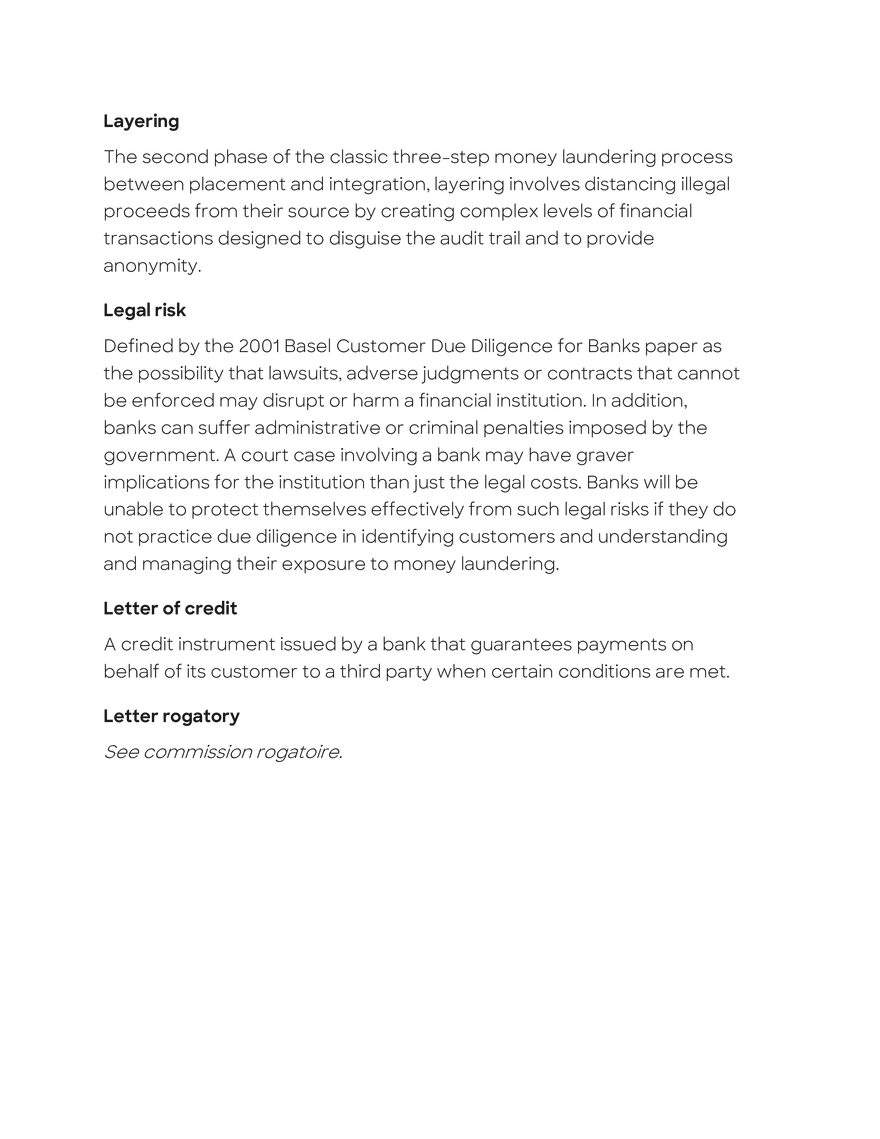 Anti-Money Laundering Glossary - Page 14