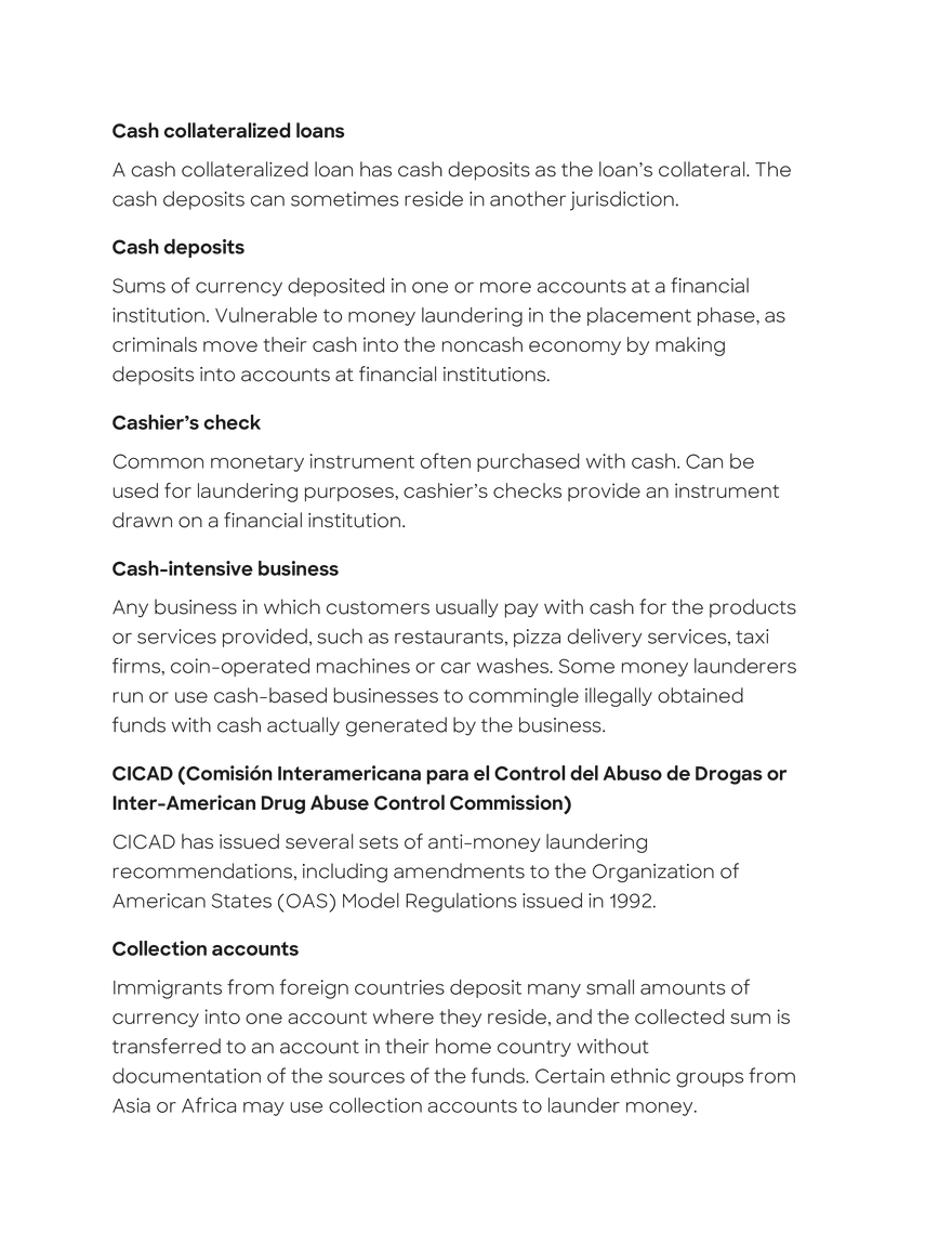 Anti-Money Laundering Glossary - Page 35