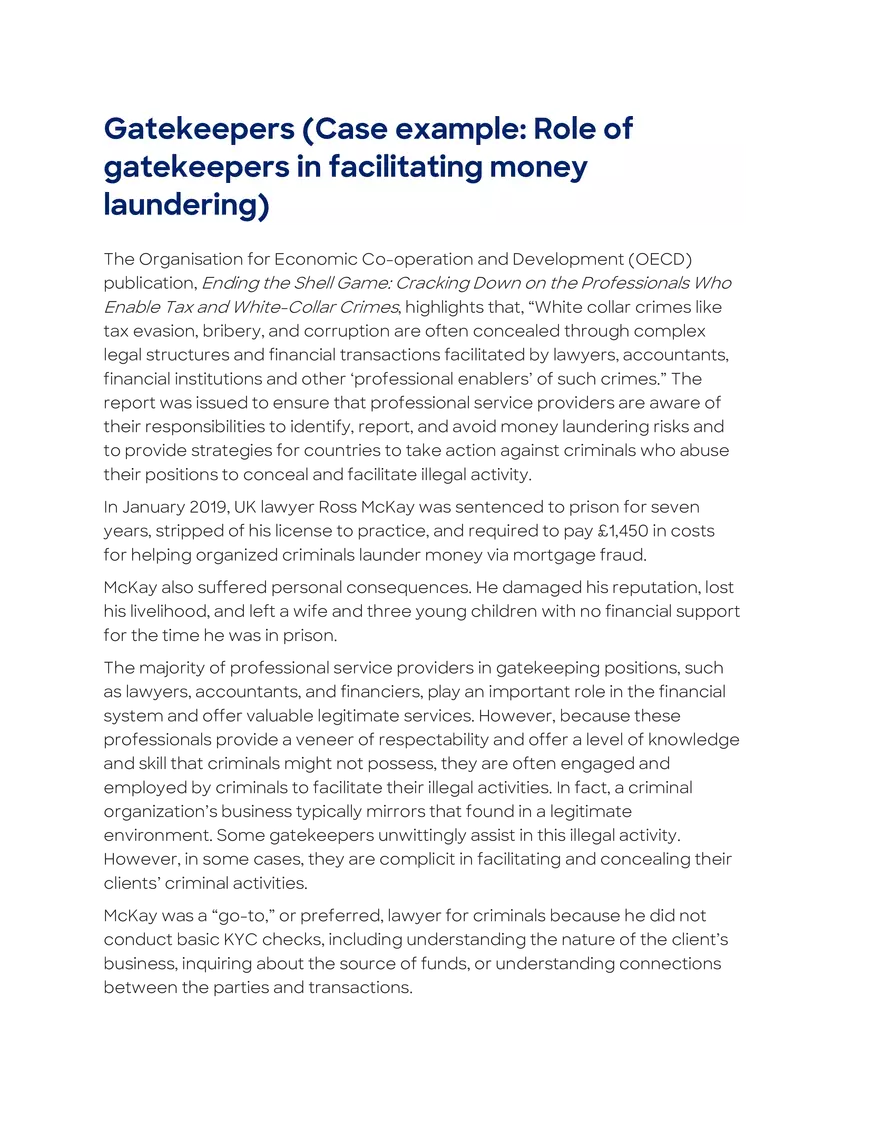 Nonfinancial Businesses and Professions - Page 18