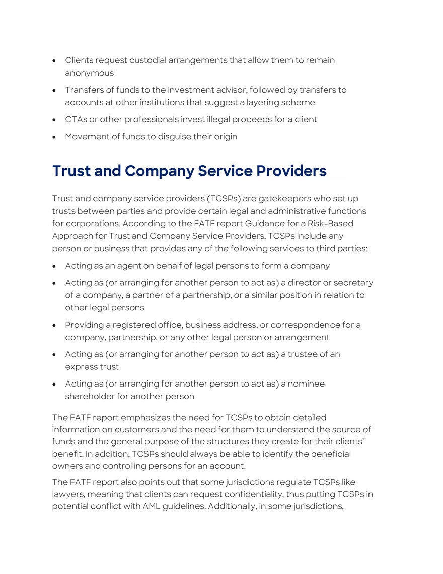 Nonfinancial Businesses and Professions - Page 22