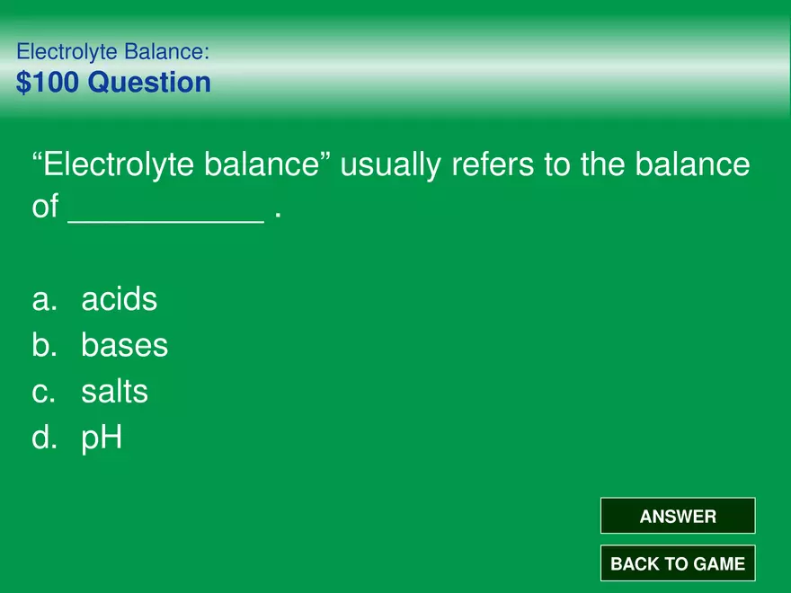 Chapter 26 – Fluid, Electrolyte, and Acid-Base Balance Answers - Page 10