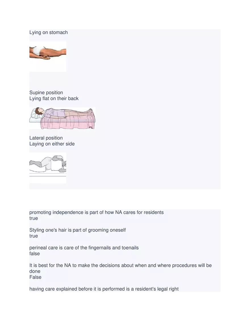 CNA Chapter 6 Exam - Page 12