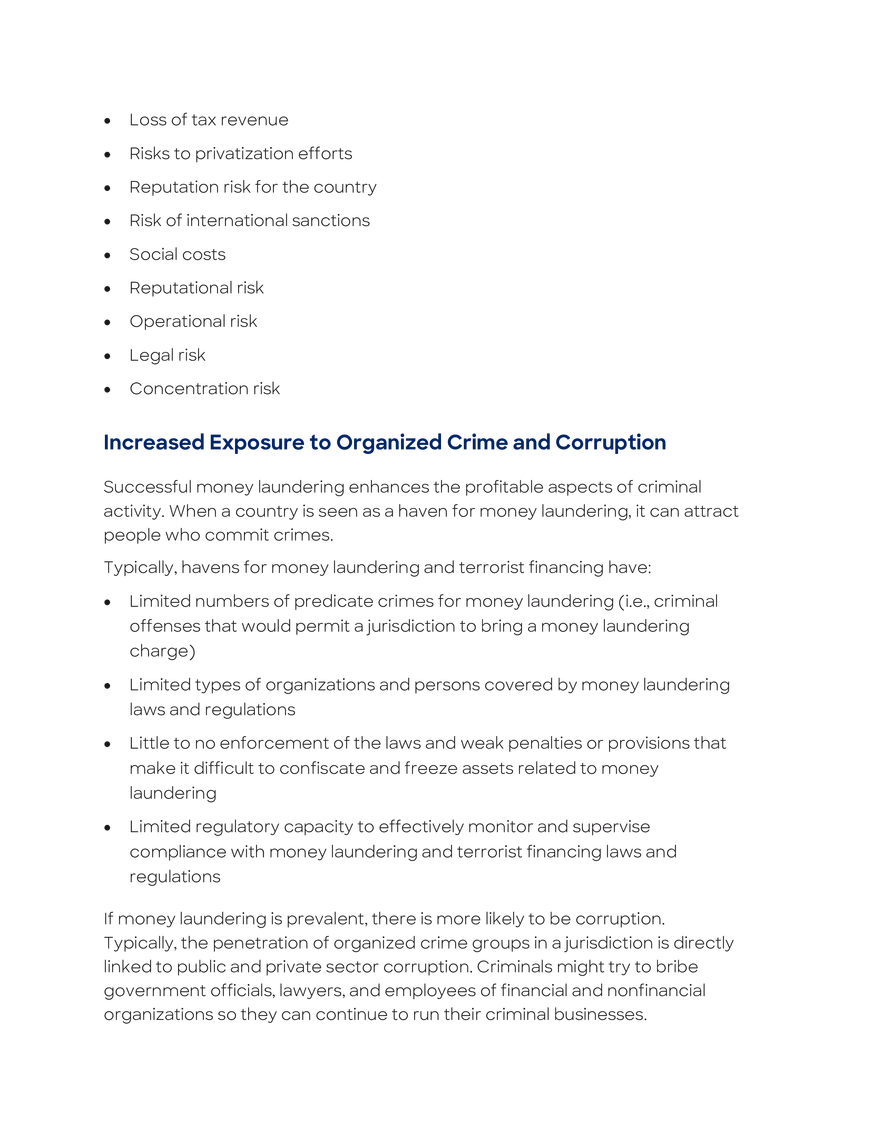Risks and Methods of Money Laundering and Terrorist Financing Overview - Page 15