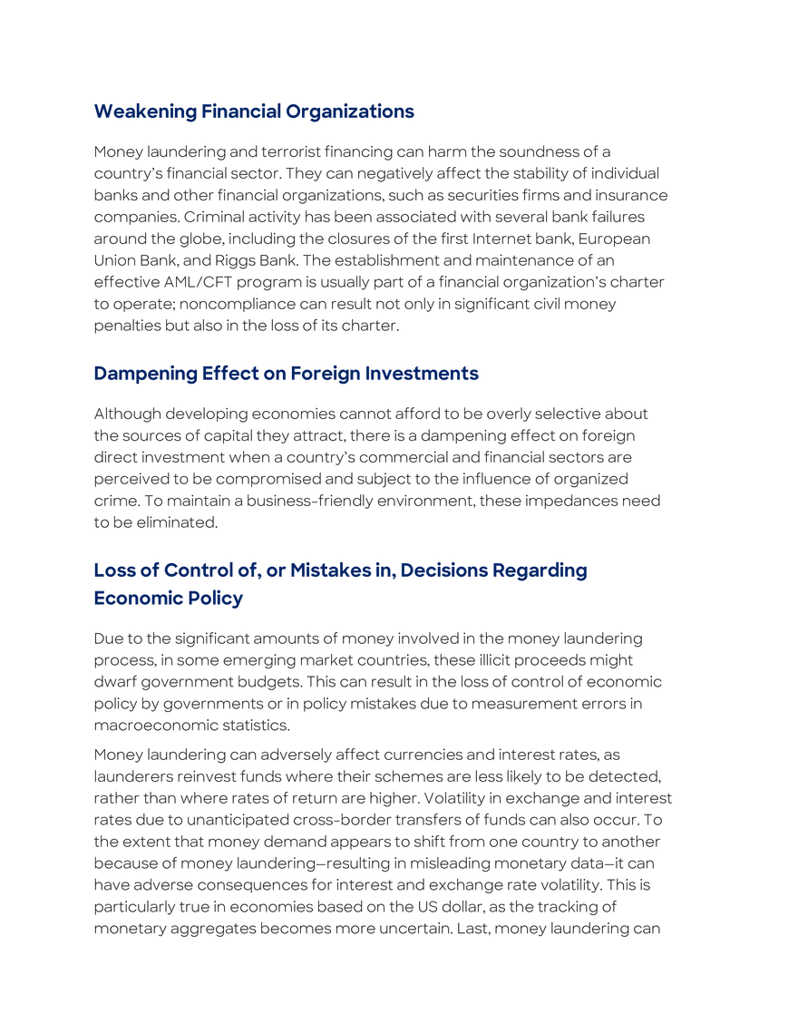 Risks and Methods of Money Laundering and Terrorist Financing Overview - Page 17