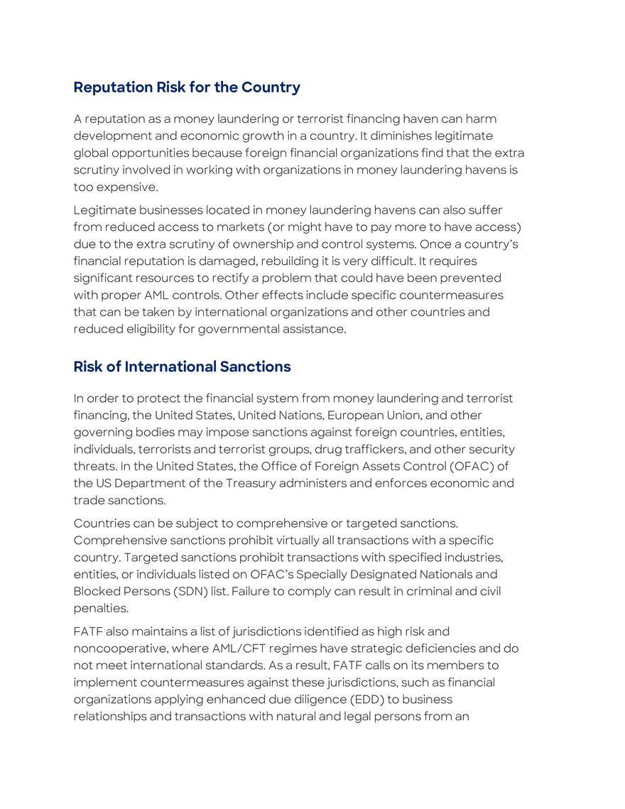 Risks and Methods of Money Laundering and Terrorist Financing Overview - Page 19