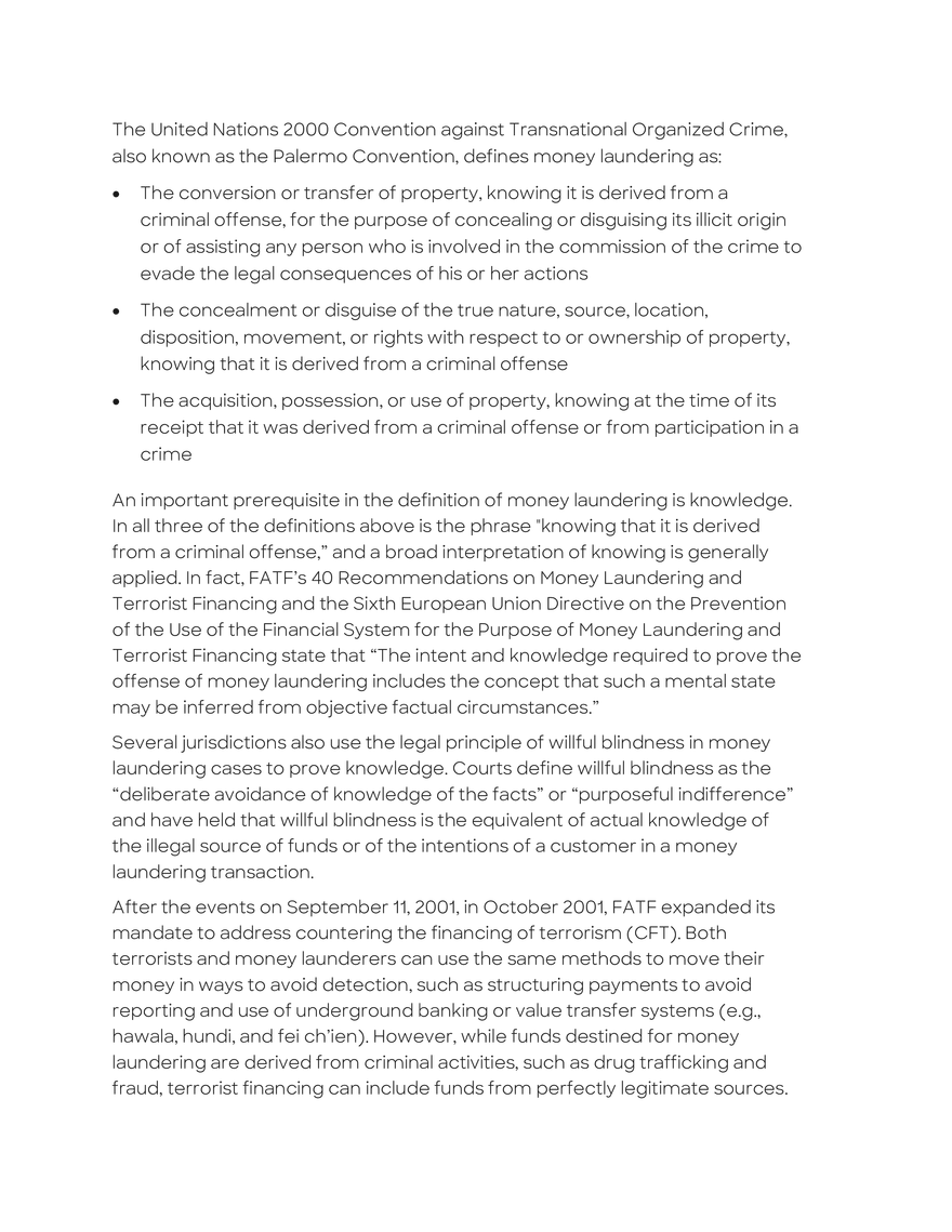 Risks and Methods of Money Laundering and Terrorist Financing Overview - Page 2