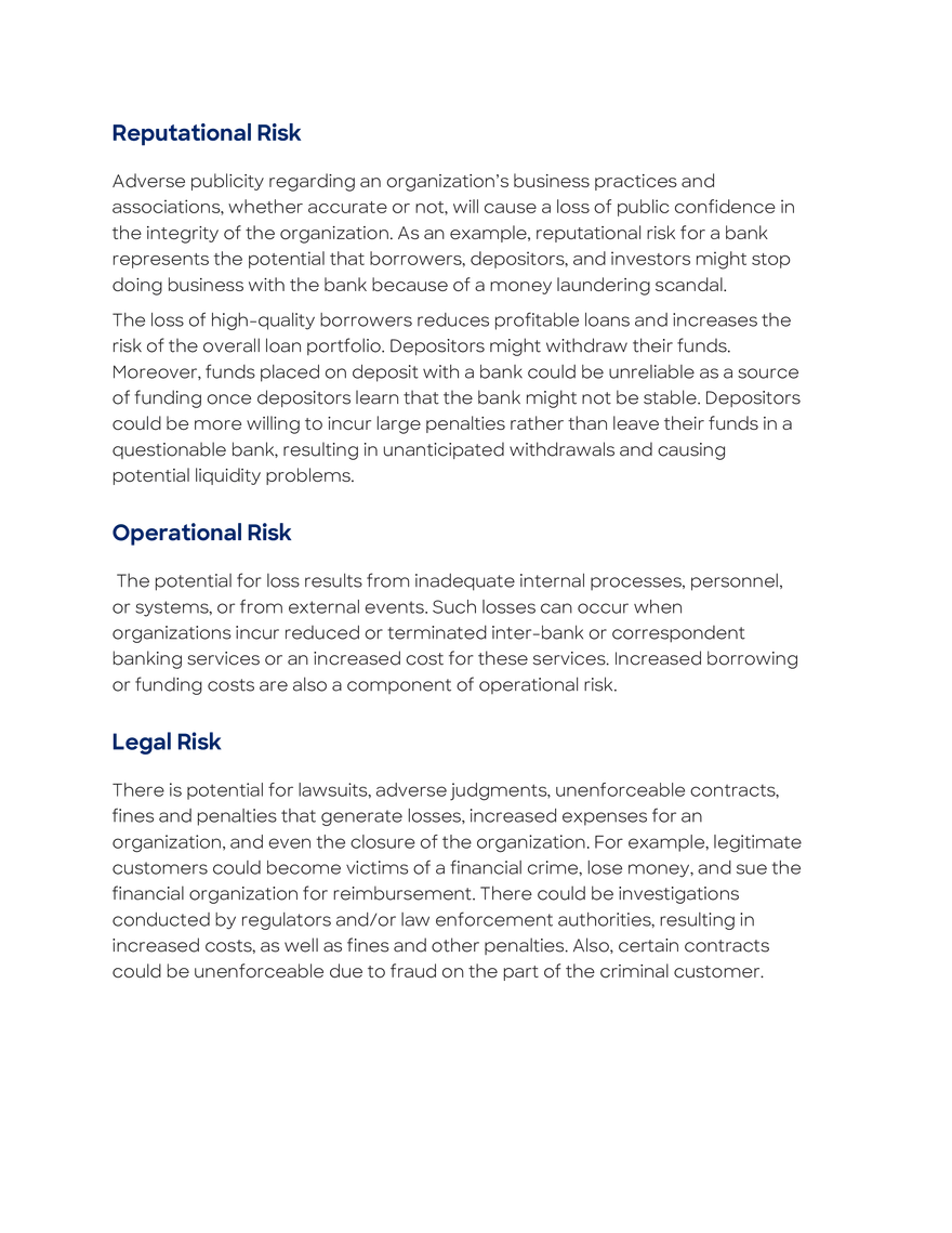 Risks and Methods of Money Laundering and Terrorist Financing Overview - Page 4