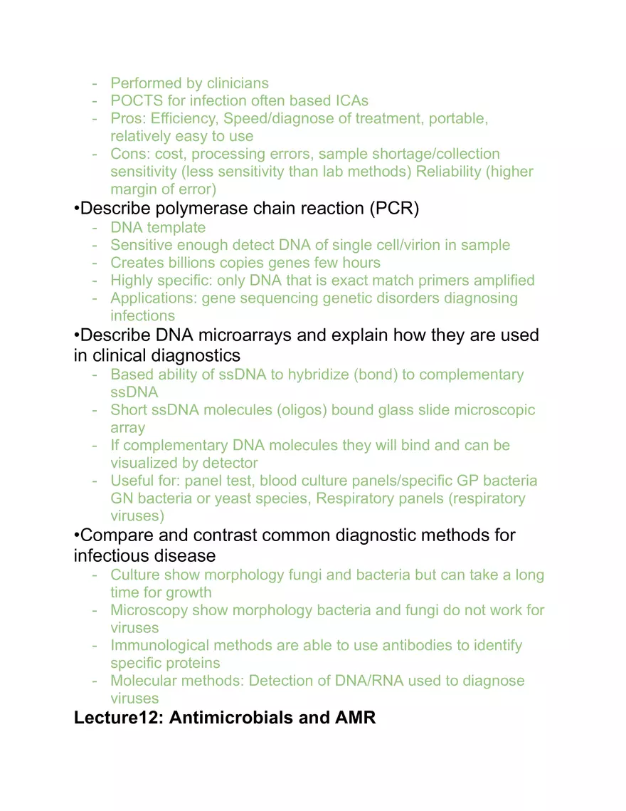 Microbiology Exam 3 Study Guide - Page 2