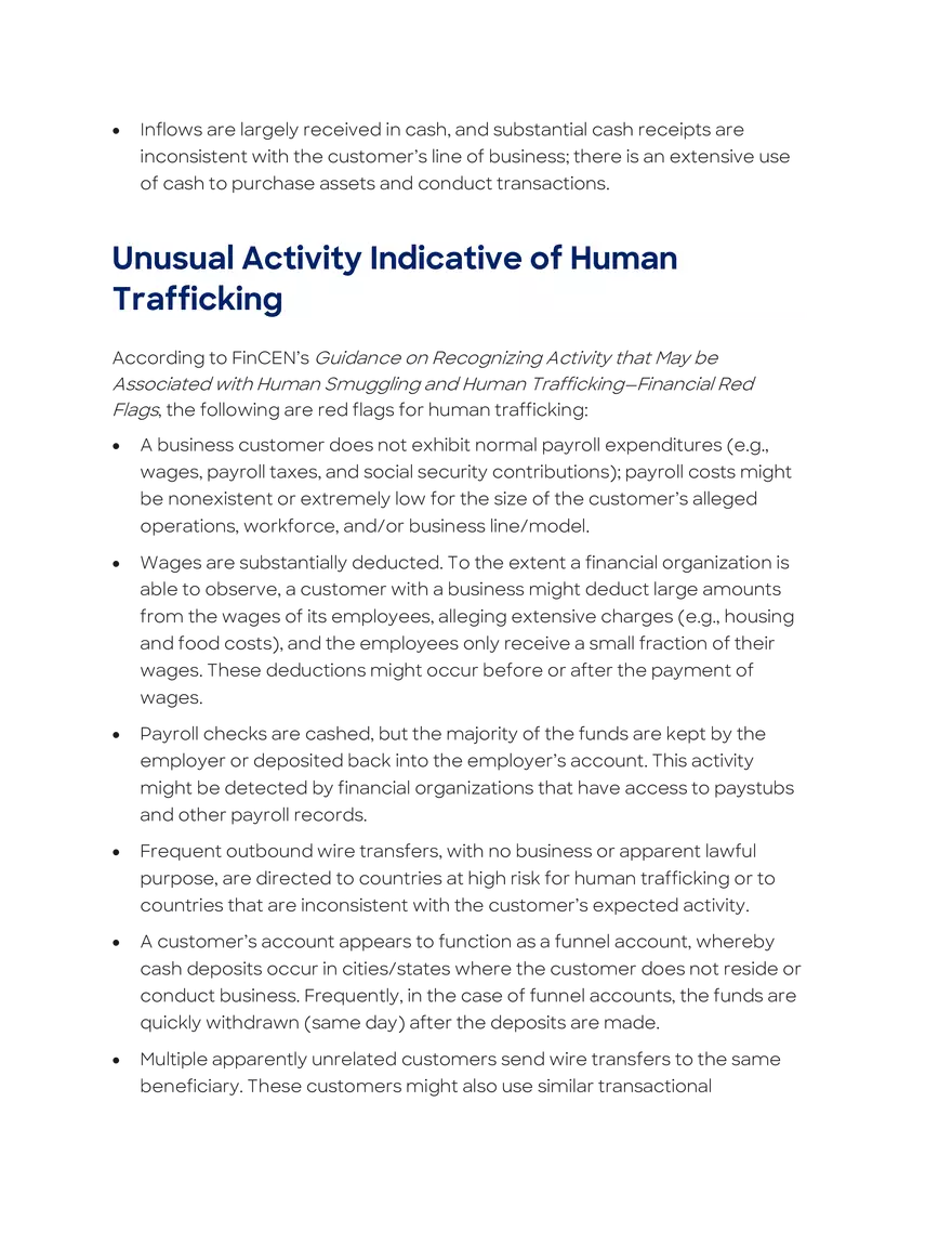 Money Laundering and Terrorist Financing Red Flags - Page 10