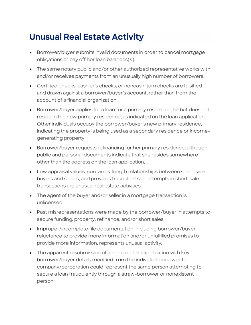 Money Laundering and Terrorist Financing Red Flags - Page 5