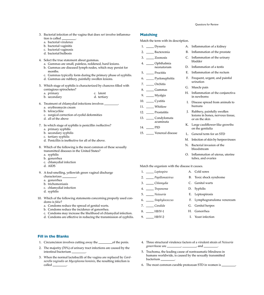 Microbial Diseases of the Urinary and Reproductive Systems - Page 19