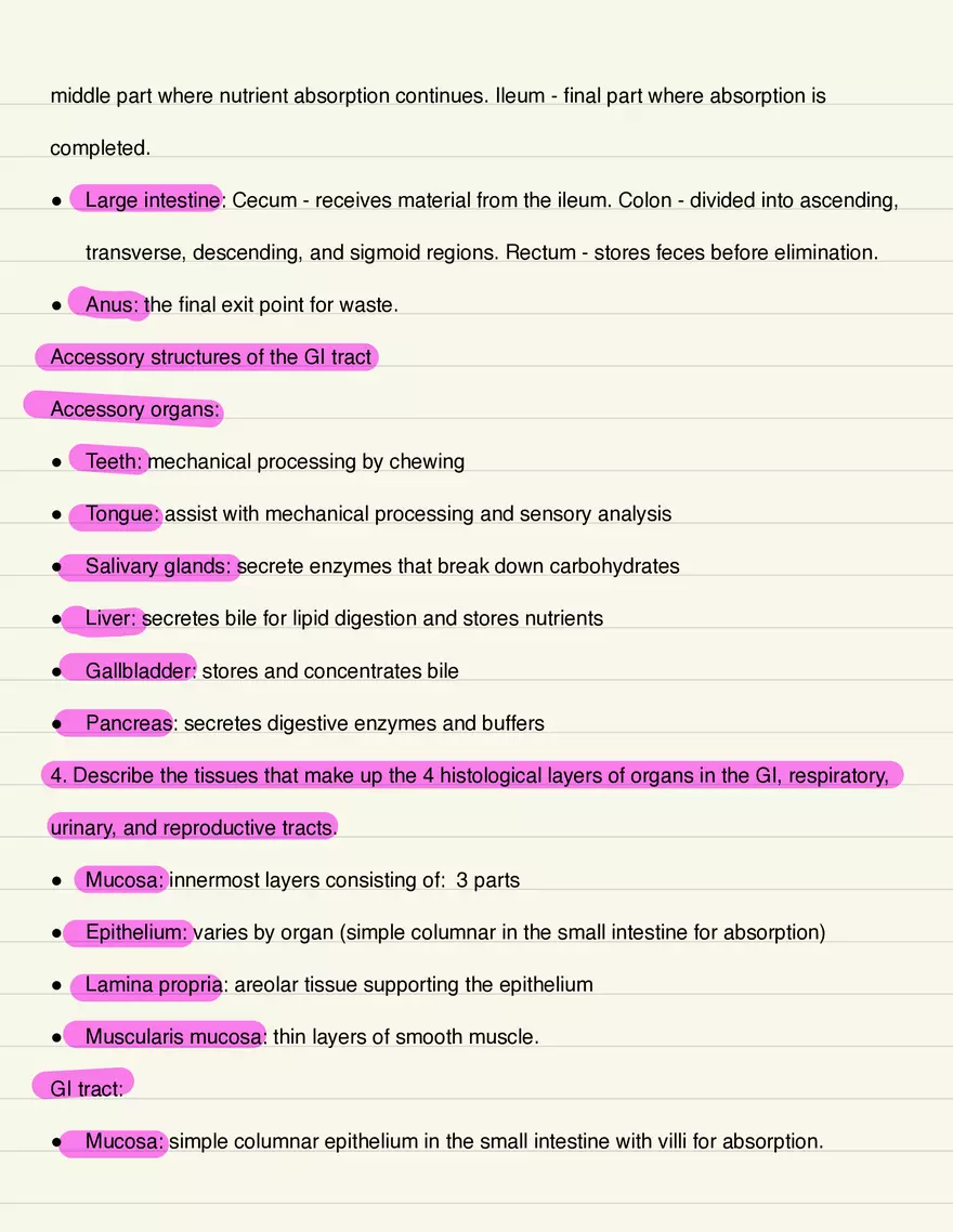 Anatomy and Physiology Final Exam Questions and Answers - Page 4