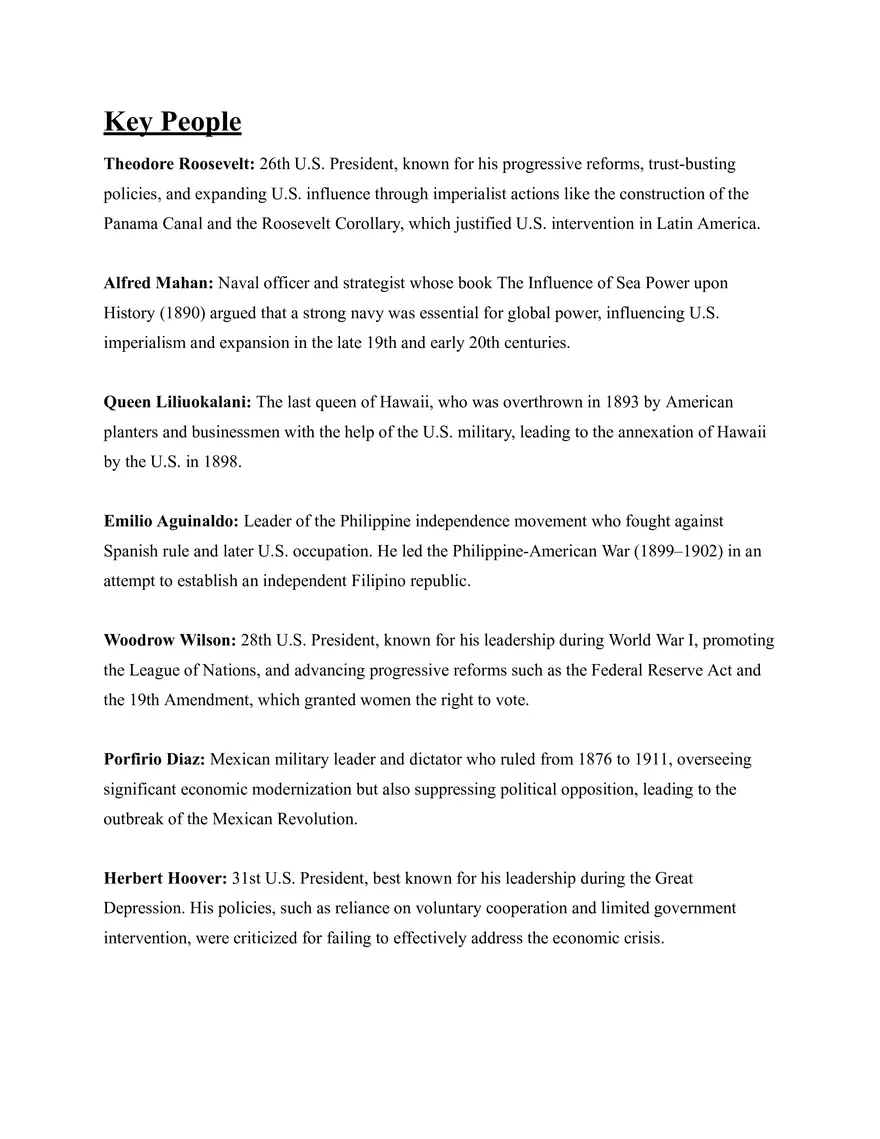 US History Chapter 20 Key Terms - Page 4