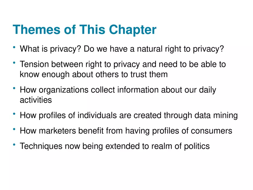 Chapter 5 Information Privacy - Page 35