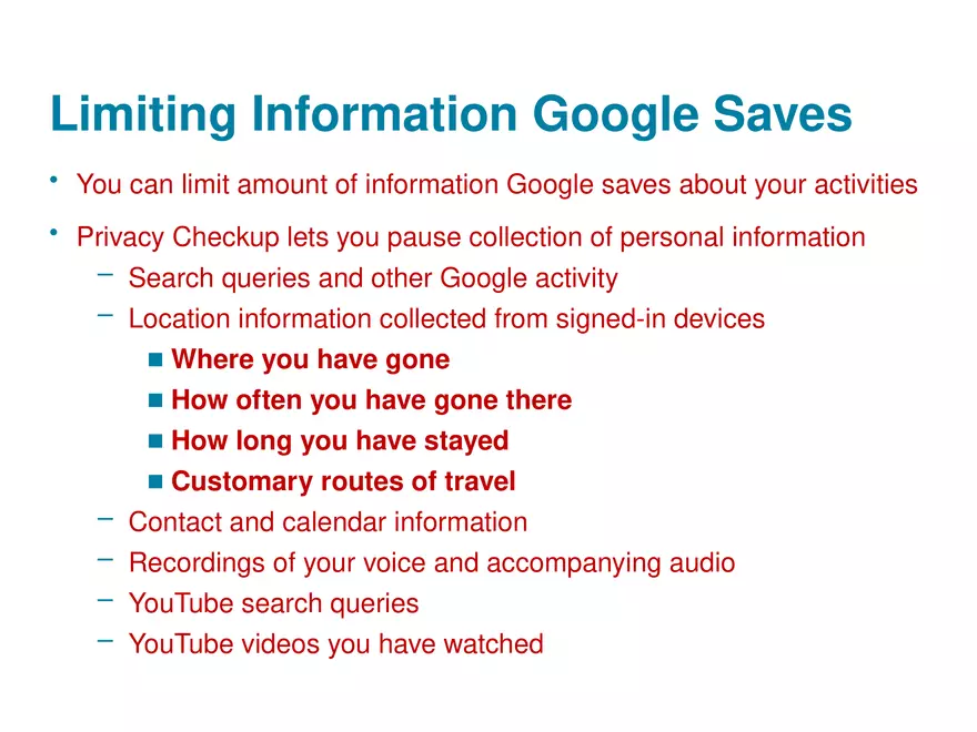 Chapter 5 Information Privacy - Page 38