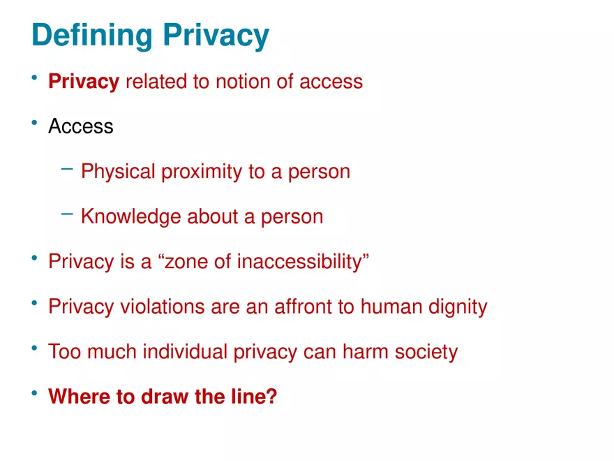 Chapter 5 Information Privacy - Page 57