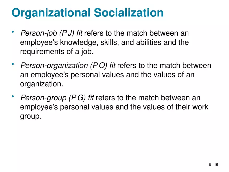Chapter 8 Social Influence, Socialization, and Organizational Culture - Page 7