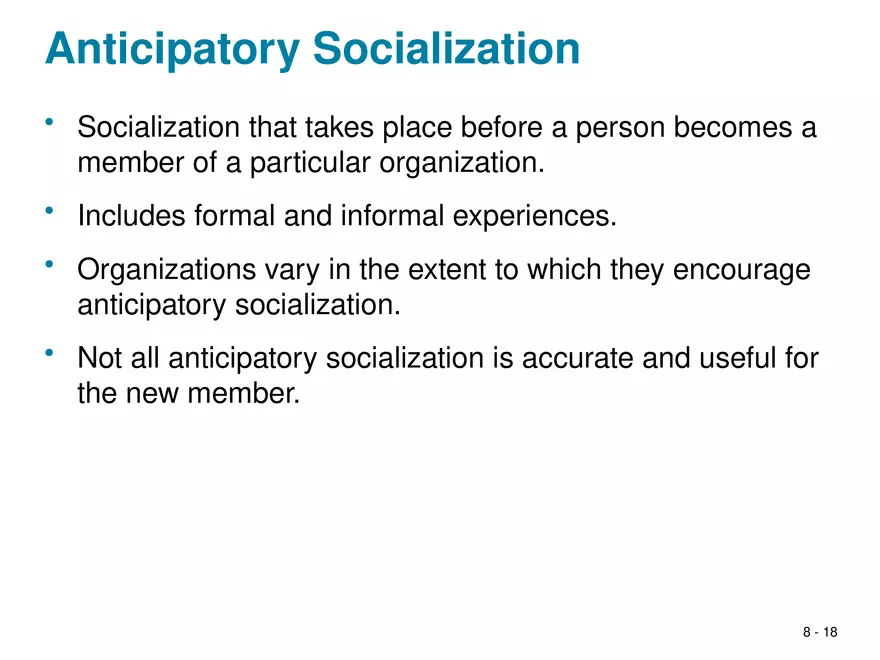 Chapter 8 Social Influence, Socialization, and Organizational Culture - Page 10